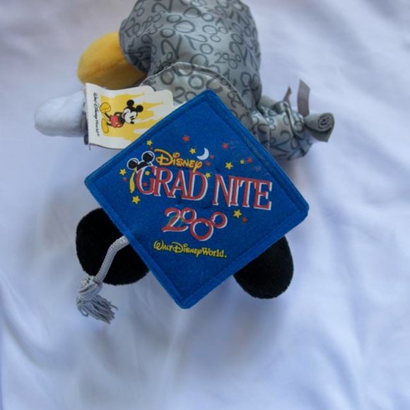Disney Plush Mickey Mouse 2000 Grad Nite Doll - Picture 6 of 6